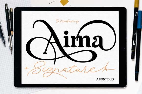 Aima: A Script Font with an Urgent, Human Heart