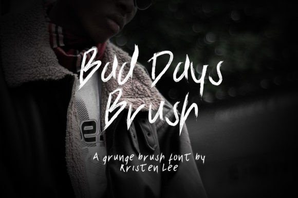 Bad Days Brush: A Gritty Hand-Drawn Typeface for Marketers