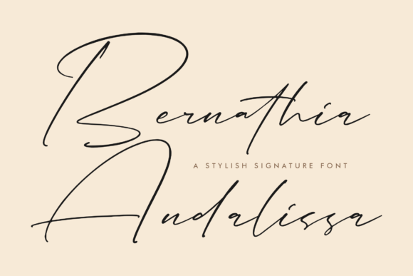 Bernathia Andalissa: A Signature Font for Editorial Sophistication