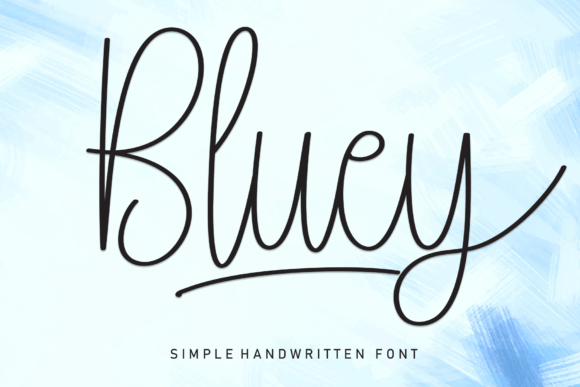 Bluey: A Friendly Handwritten Font for Brands with Heart