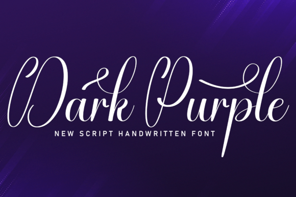 Dark Purple Font: Transforming Campaigns with Bold Script Elegance