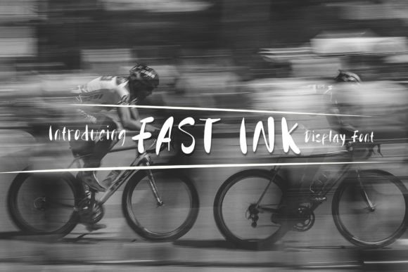 Fast Ink: A Display Font for Dynamic Digital Branding