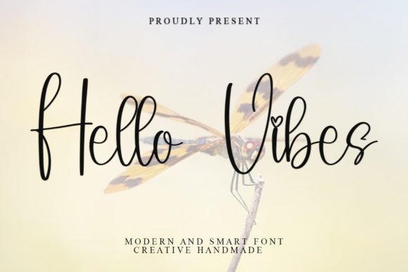 Hello Vibes Font: A Quirky Handwritten Typeface for Creators
