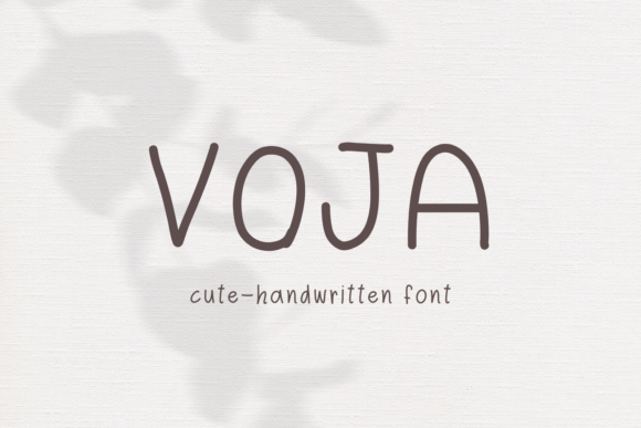 Introducing Voja: A Handwritten Font for Modern Marketing