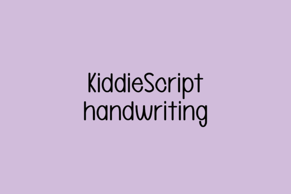 Kiddiescript Font: A Friendly Typeface for Creative Business Owners