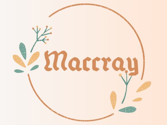 Maccray: A Friendly Handwritten Font for Campaign Designers