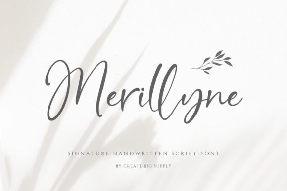 Merillyne: The Elegant Script Font for Crafters