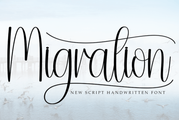 Migration: A Sweet Script Font for Friendly Brands