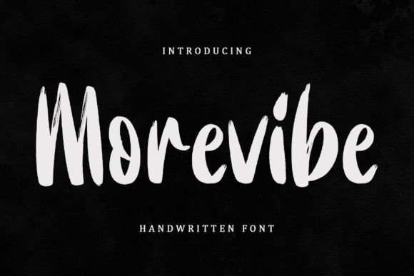 Morevibe: A Handwritten Font for Editorial Mood and Content Identity