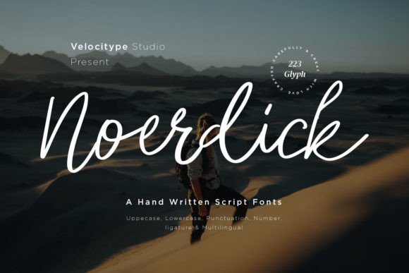 Noerdick: A Modern Script Font for a Creative Brand Identity