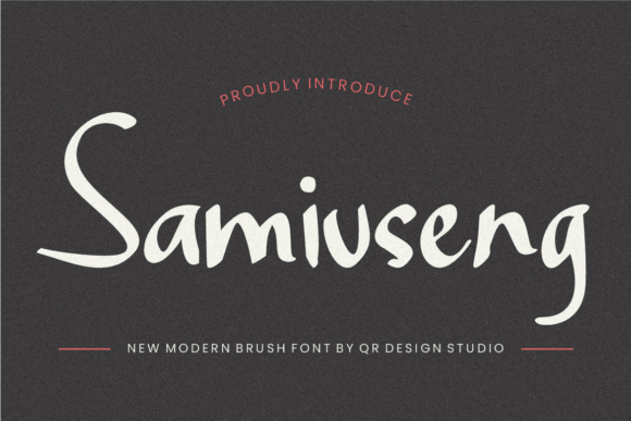 Samiuseng: The Handwritten Brush Font for Makers
