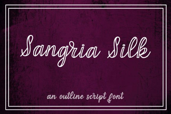 Sangria Silk: A Review of a Delightful Hand-Lettering Font