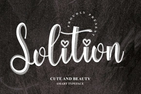 Solition: The Handwritten Font That Brings Romance to Branding