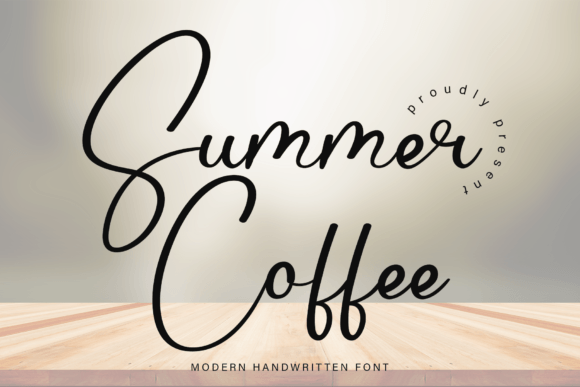 Summer Coffee Font: Crafting Campaigns with a Friendly Script