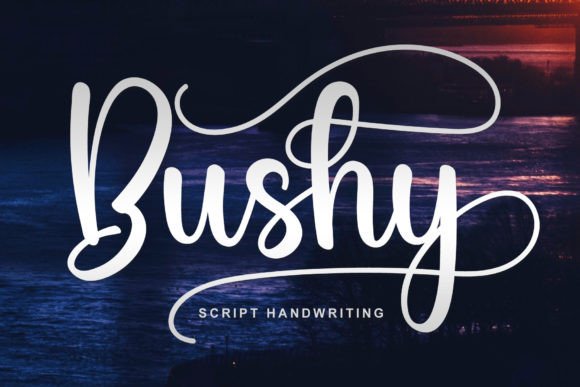 The Bushy Typeface: A Handwritten Font for Editorial Personality