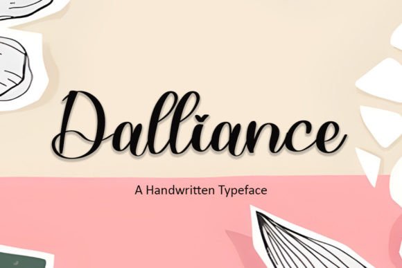 The Dalliance Font: A Polished Handwritten Touch for Your Brand
