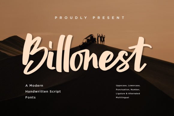Why Billonest is the Perfect Handwritten Font for Creative Products